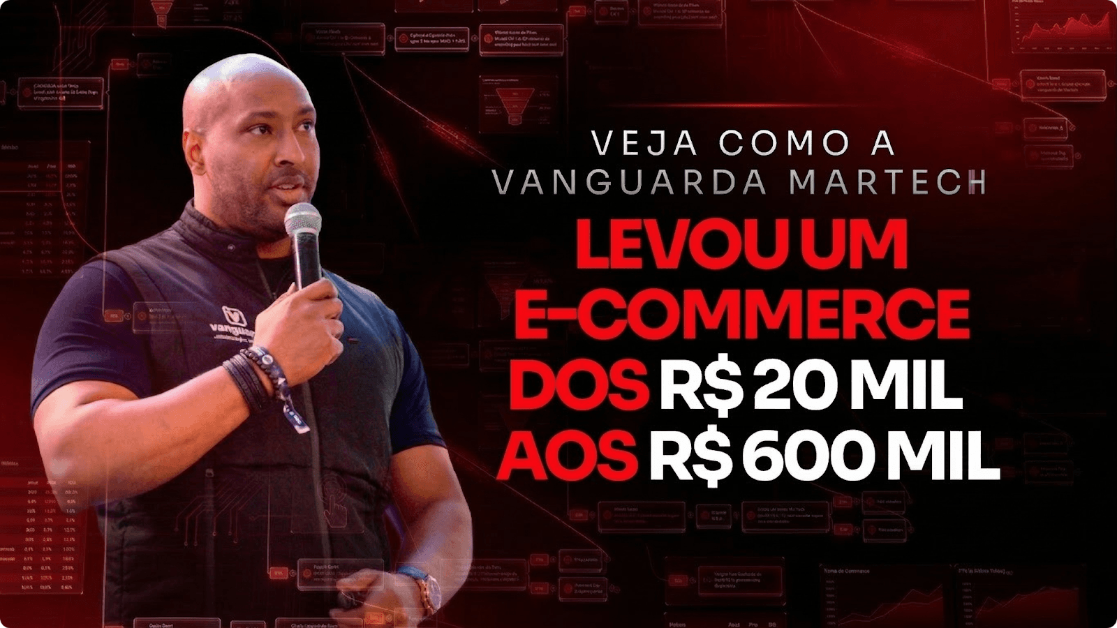 Capa de Case de Sucesso: Como a Vanguarda Martech levou um E-commerce dos R$ 20 mil aos R$ 600 mil mensais